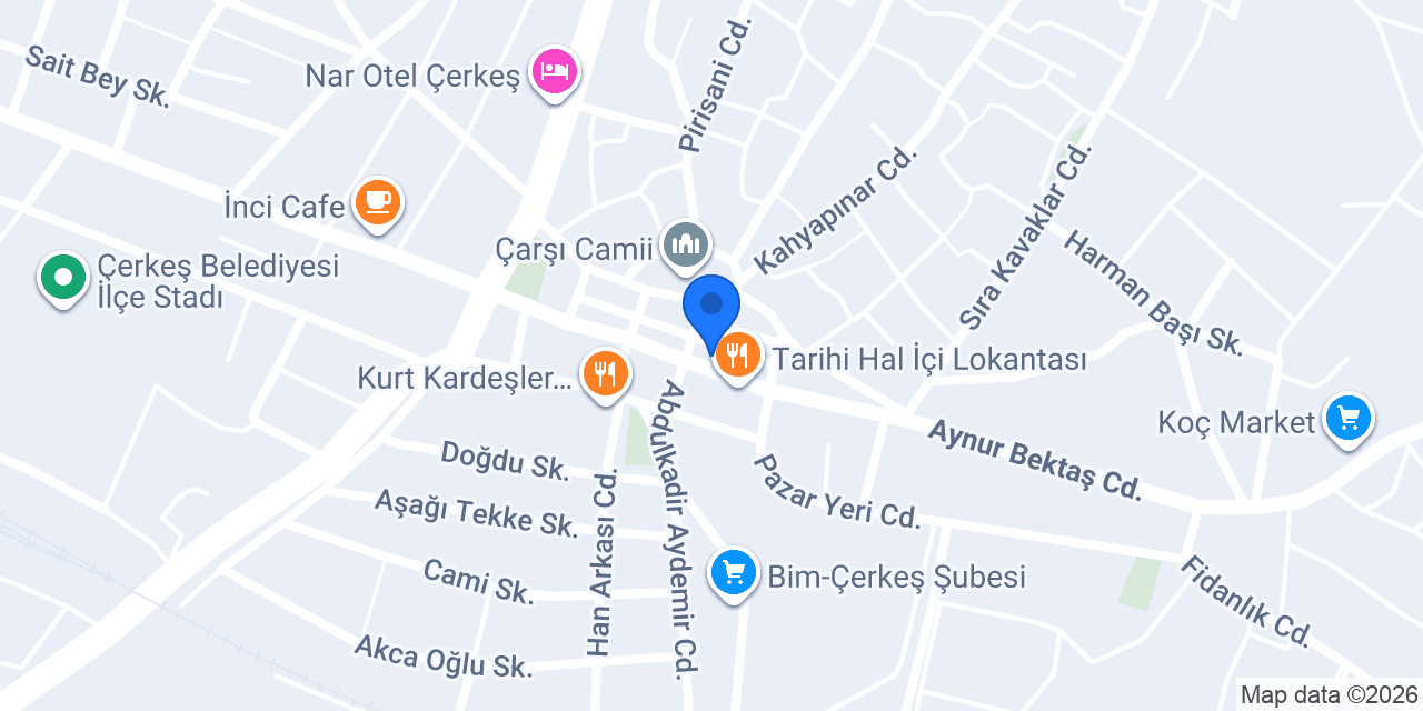 EKŞİ OĞULLARI KASAP konumu