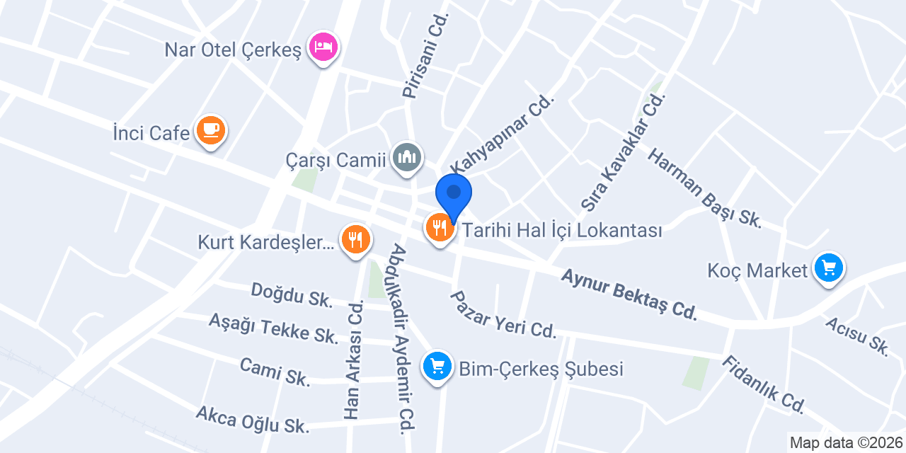 Komagene Etsiz Çiğ Köfte konumu