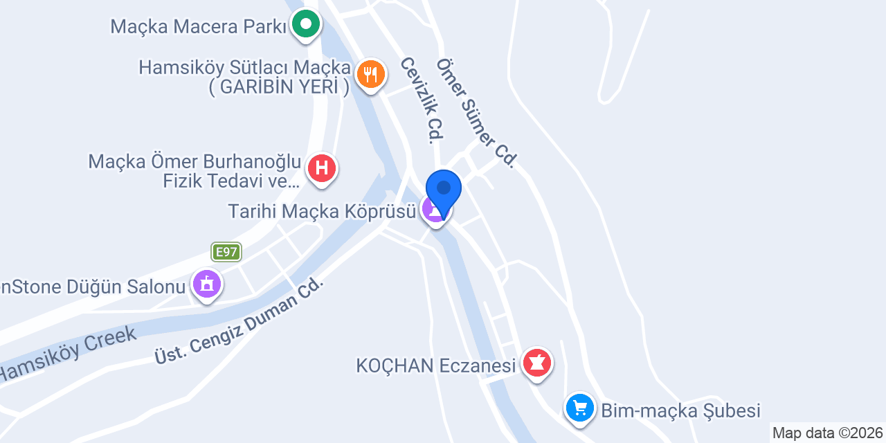 Maçka Palet PASTANESİ konumu