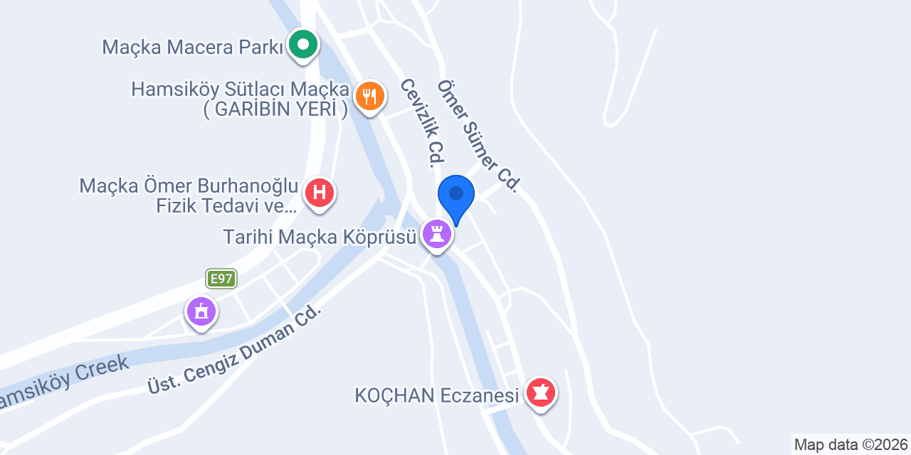 Maçka World Gayrimenkul İNŞAAT konumu