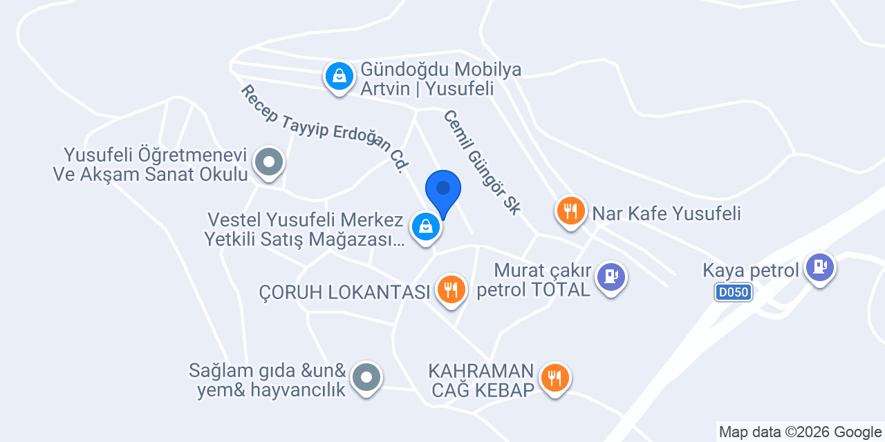 Yeni yusufeli avm konumu