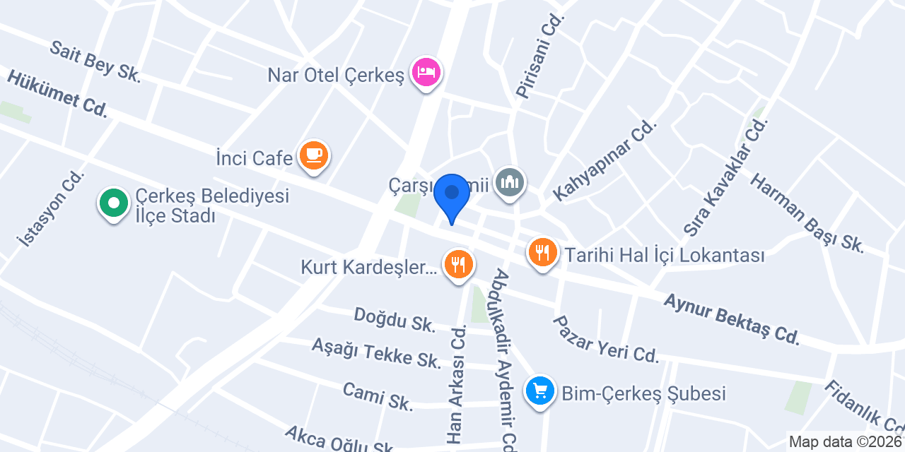 çerkeş e-imza konumu
