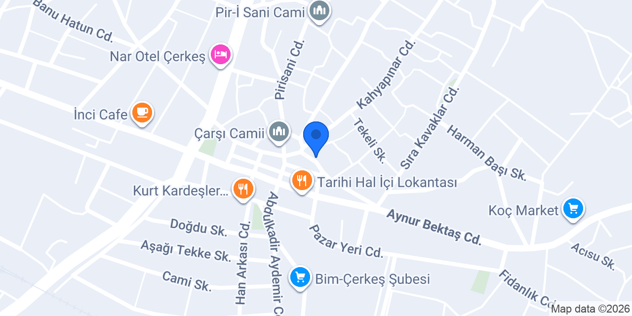 KAFA KEMAL KOKOREÇ konumu