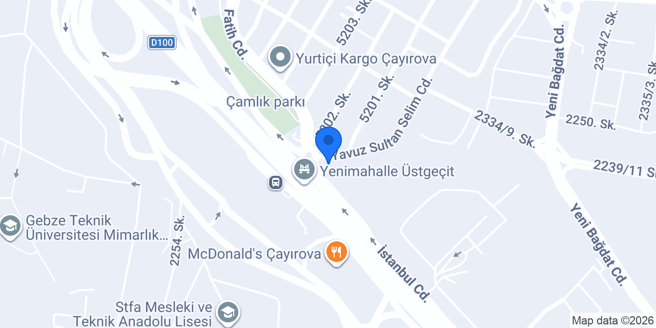 Öky gıda konumu