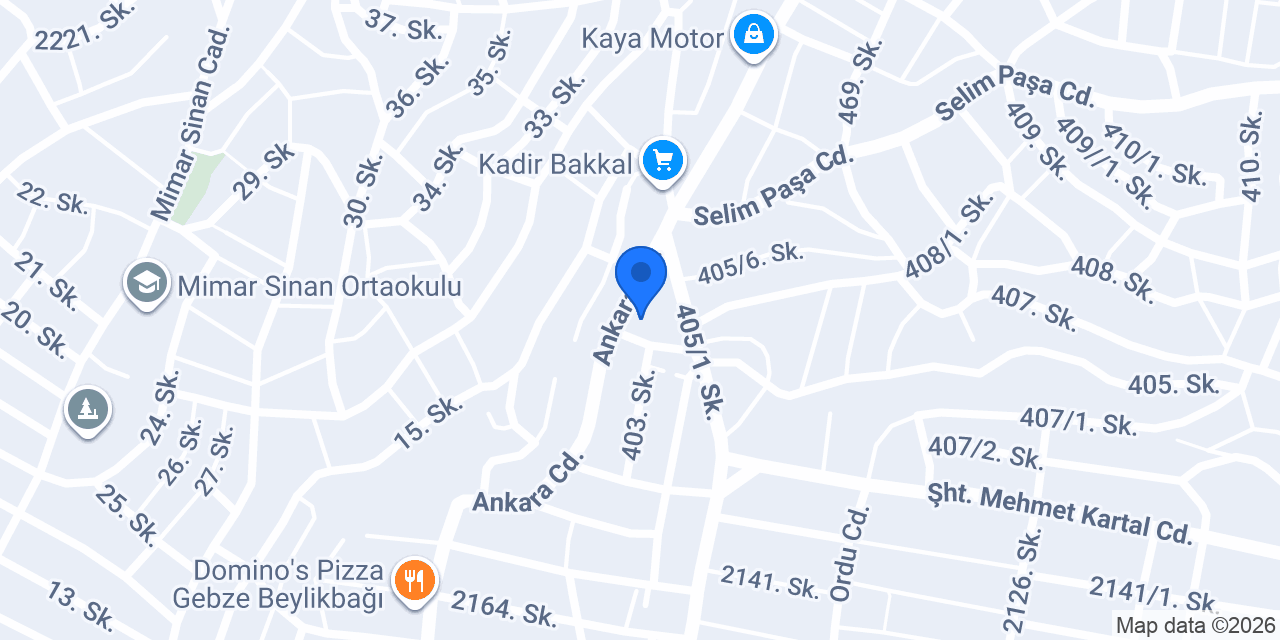 Çift Makas Berber kuaför konumu