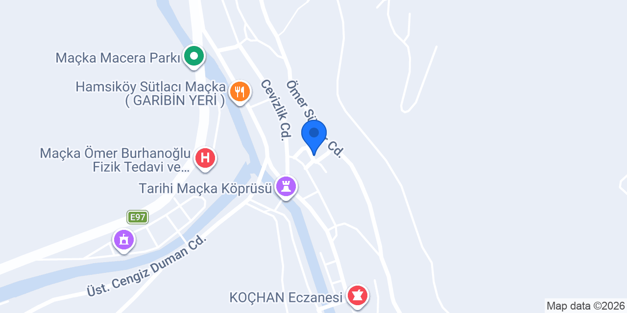 Maçka İlçe Müftülüğü konumu
