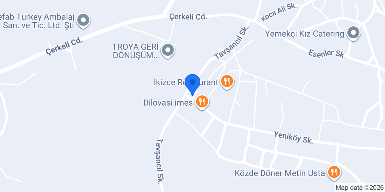 BİLSA VİNÇ konumu