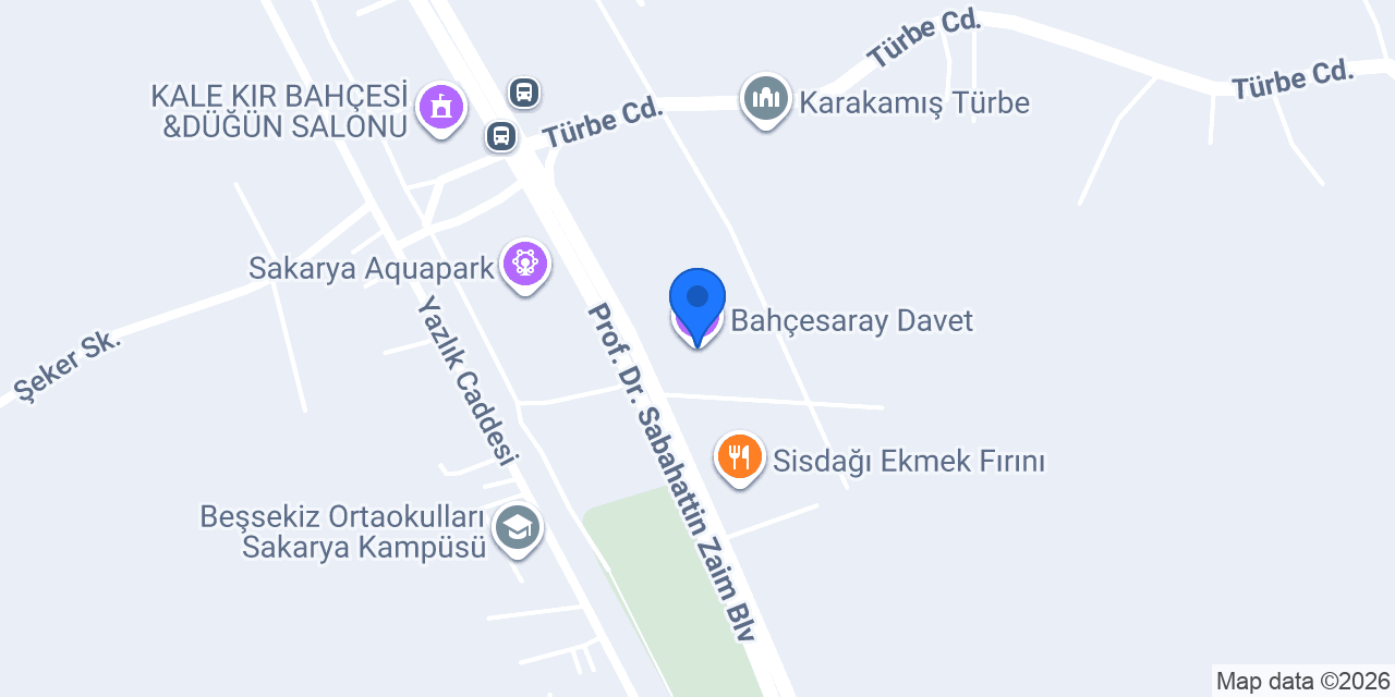 Bahçesaray Davet konumu