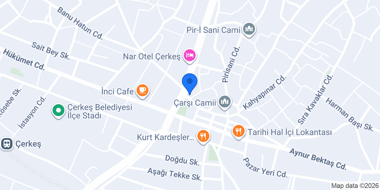 Hilal Spot Pazarı konumu