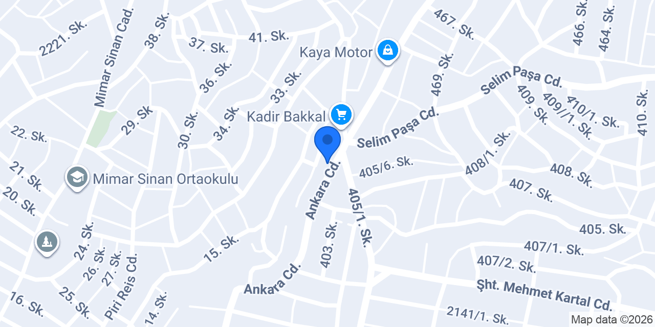 Yıldırım Erkek Kuaförü konumu