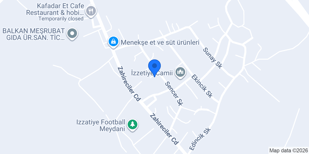 İzzetiye Köyü Muhtarlığı konumu