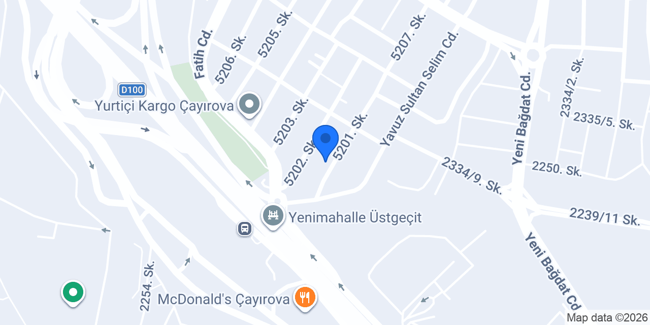 Alo Tüp Sipariş konumu