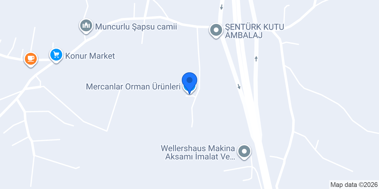 Mercanlar Orman Ürünleri konumu