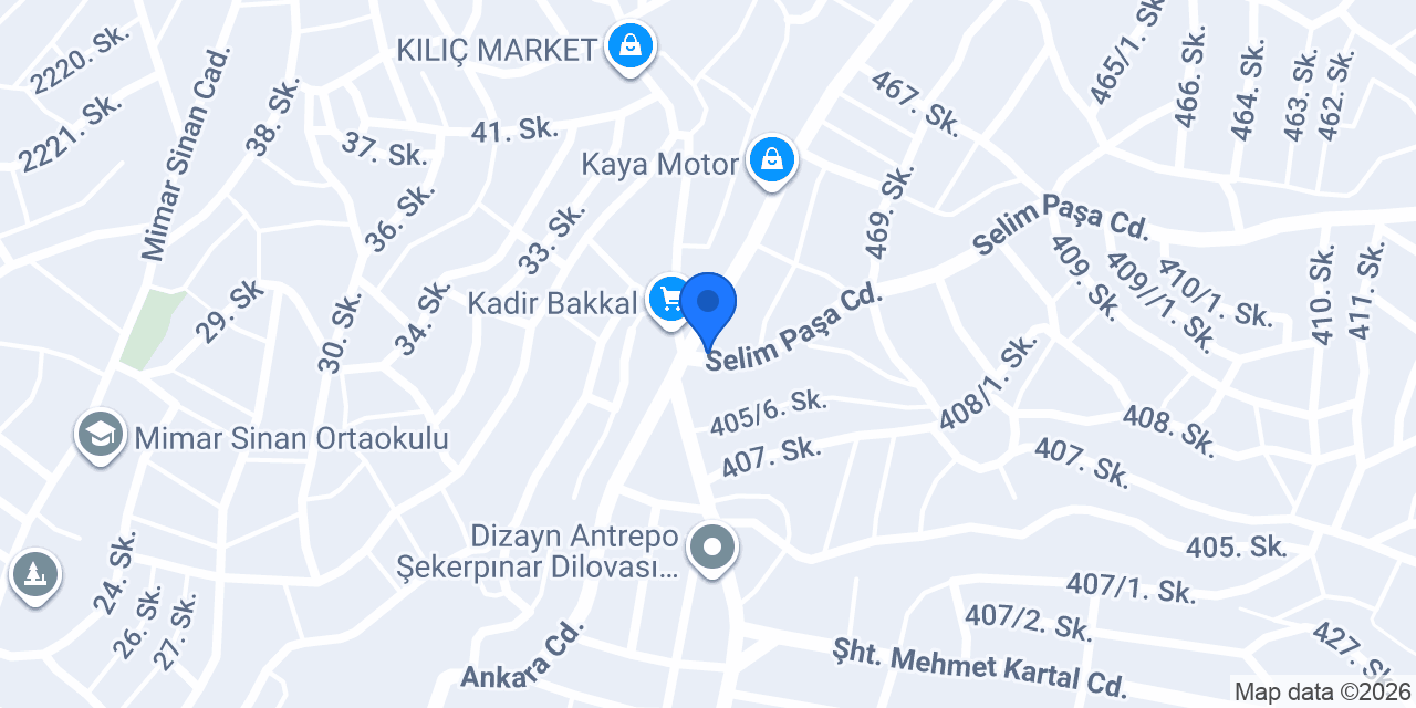 Çiçek Pastanesi konumu