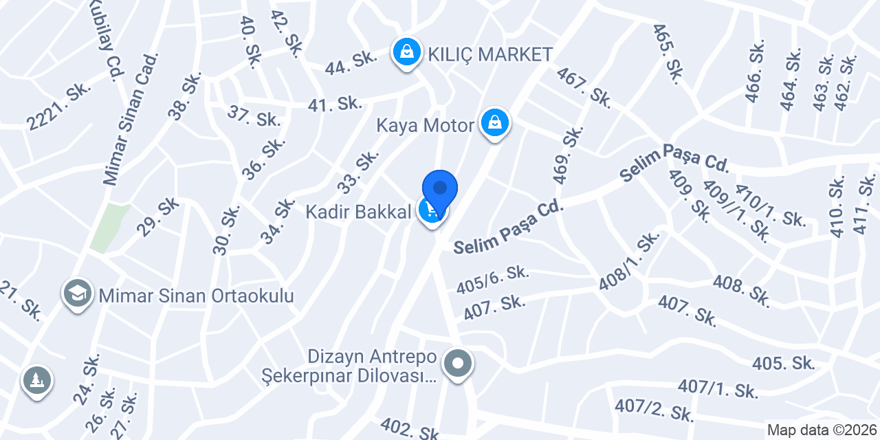 Kütahya Seramik konumu
