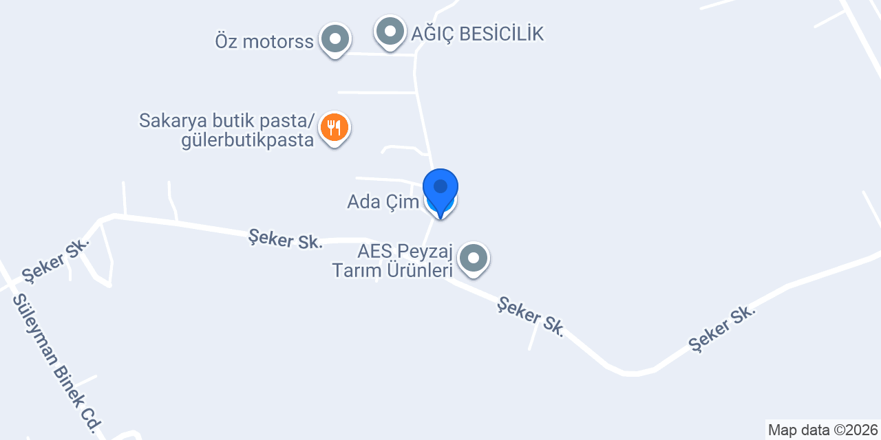 Ada Çim konumu