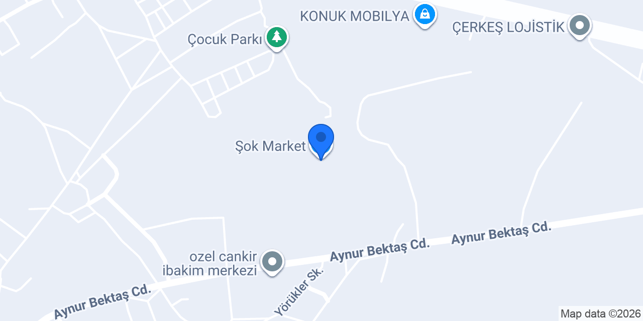 Özbeyaz mobilya konumu