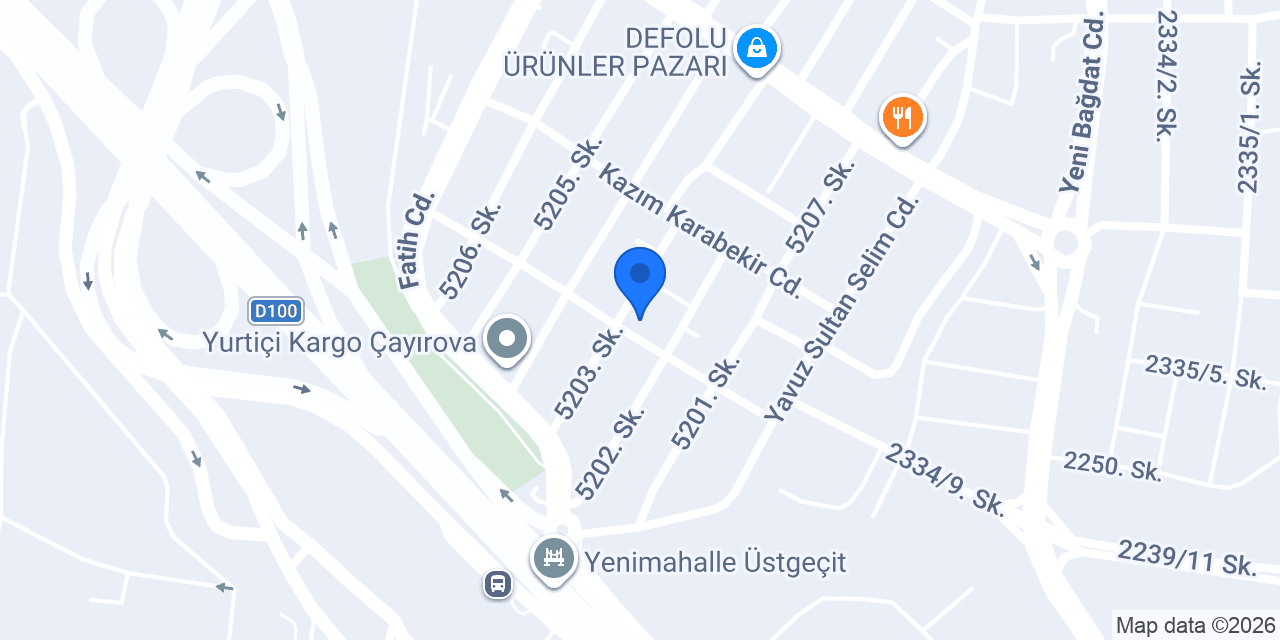 TAŞAN DEKORASYON konumu