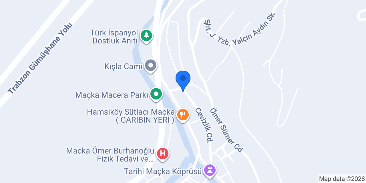 Özel Maçka Sürücü kursu konumu
