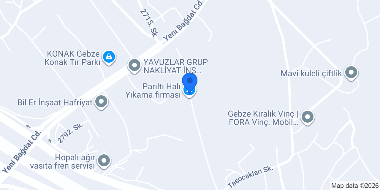 Gazi Palet konumu