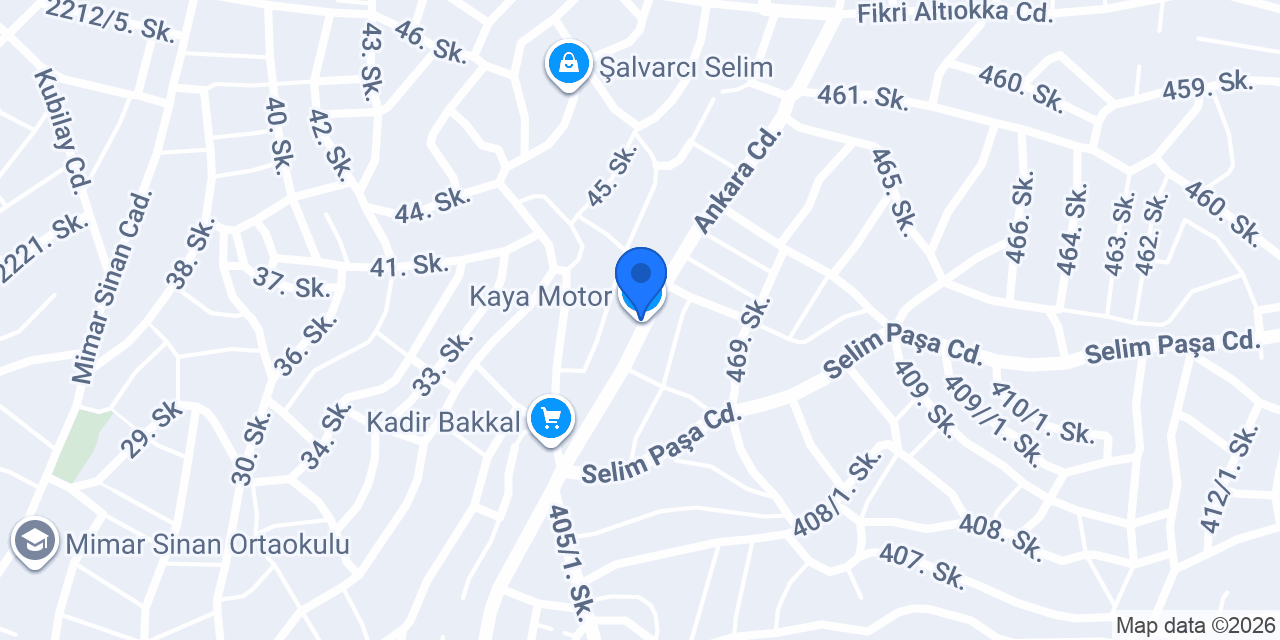 Kaya Motor konumu