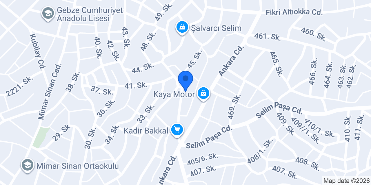 Kayalar Mobilya ve Tasarım konumu