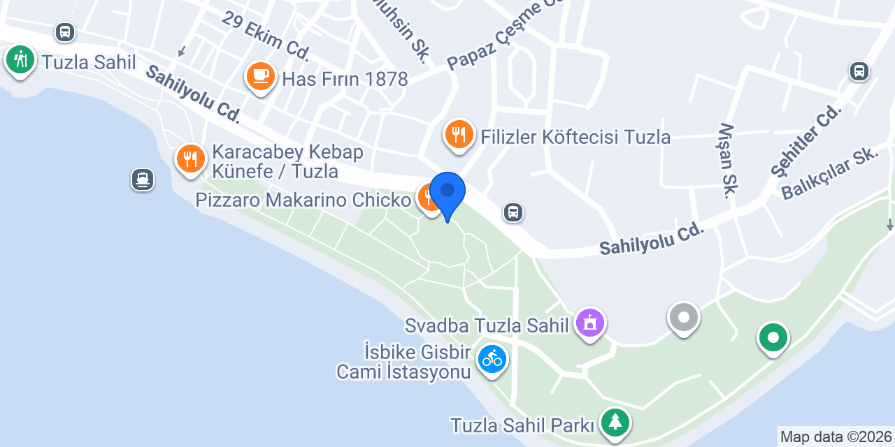 Cafe Garden Tuzla konumu