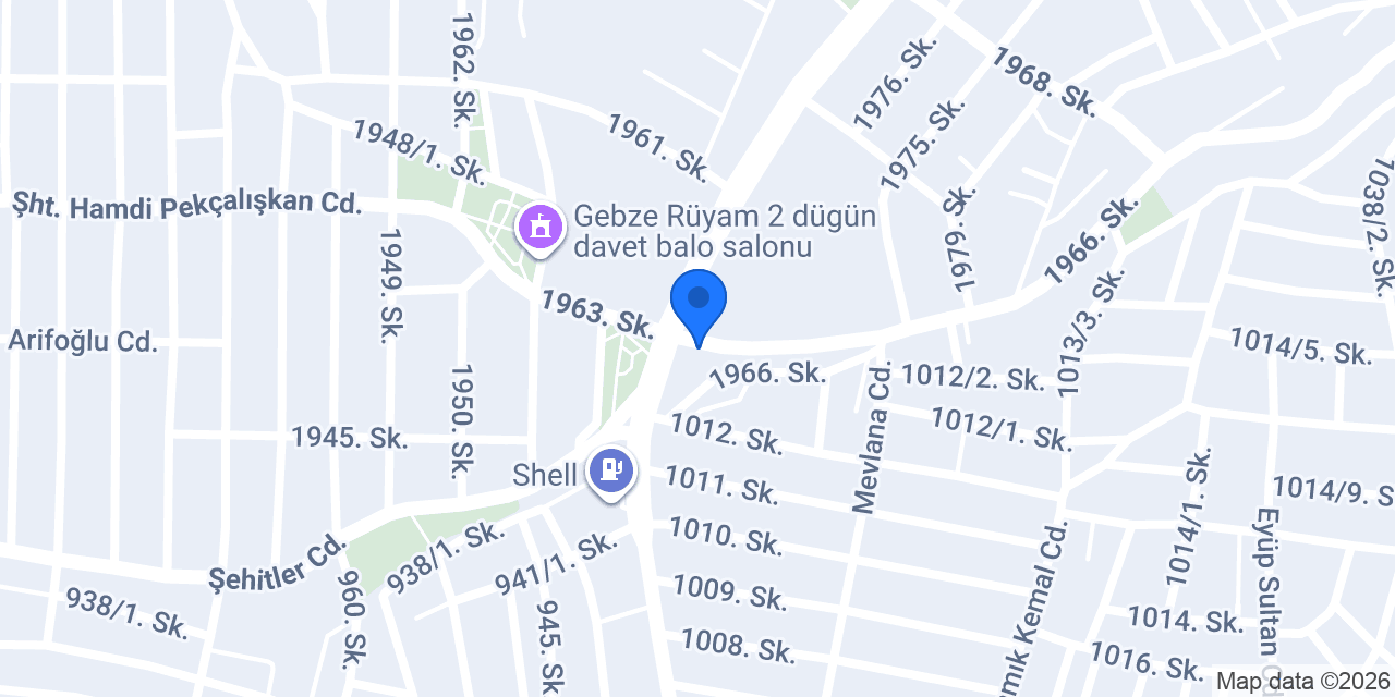 İNÖNÜ TAKSİ GEBZE konumu