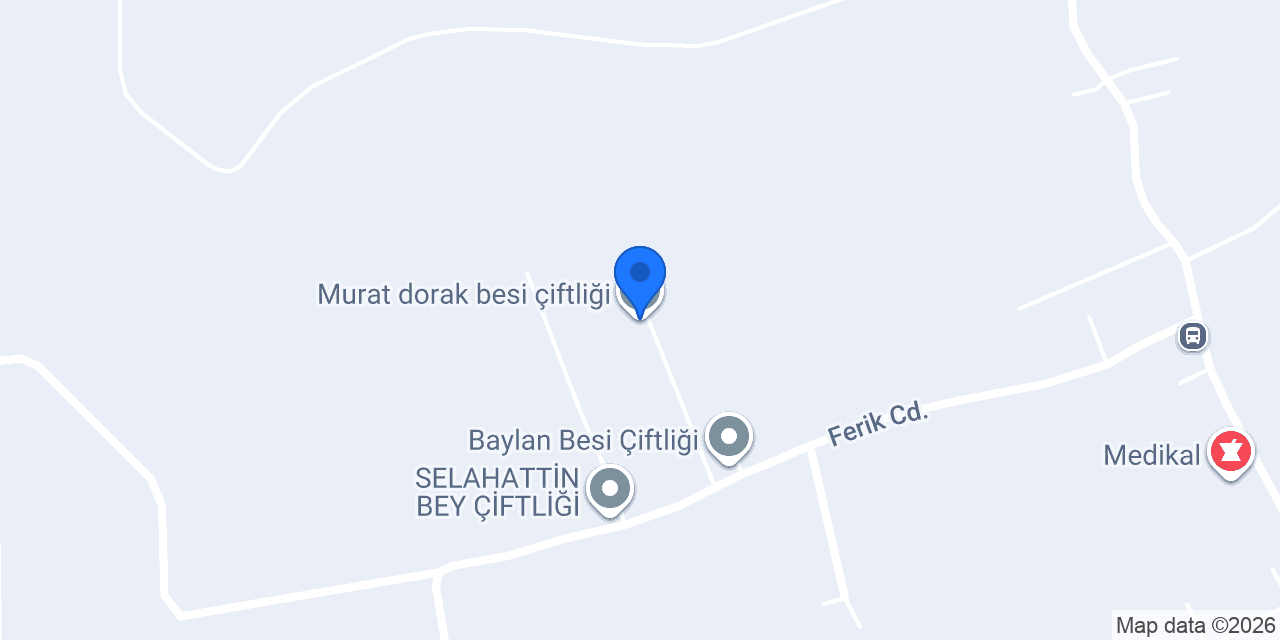 Murat dorak besi çiftliği konumu