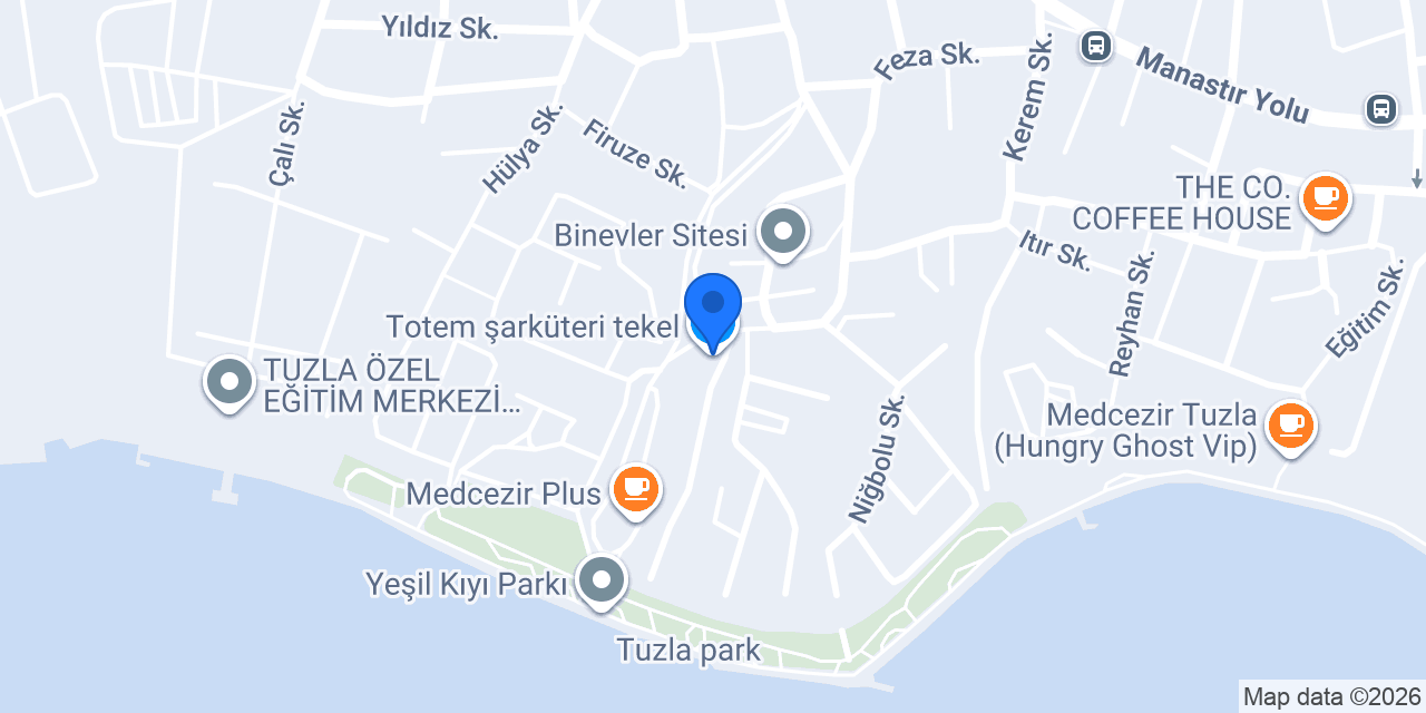 Totem şarküteri tekel konumu