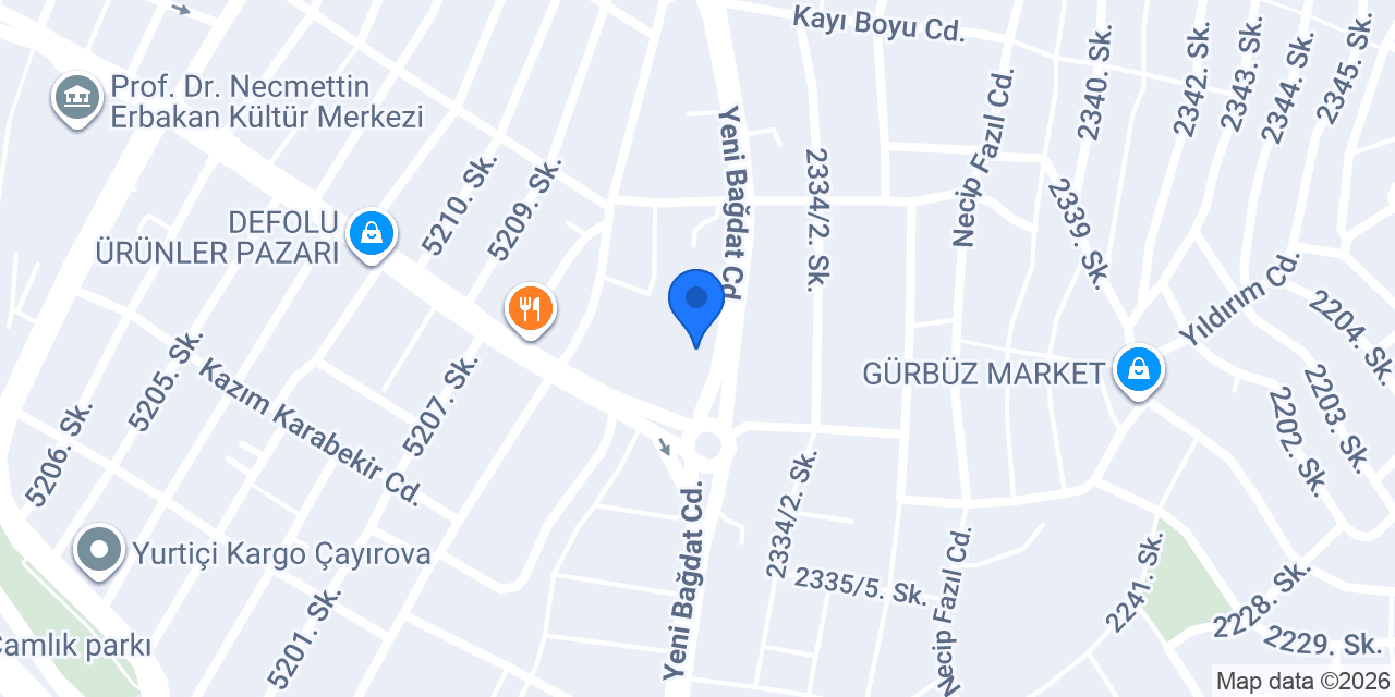 Pansiyon Kartal konumu