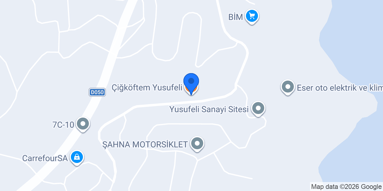 Çiğköftem Yusufeli konumu
