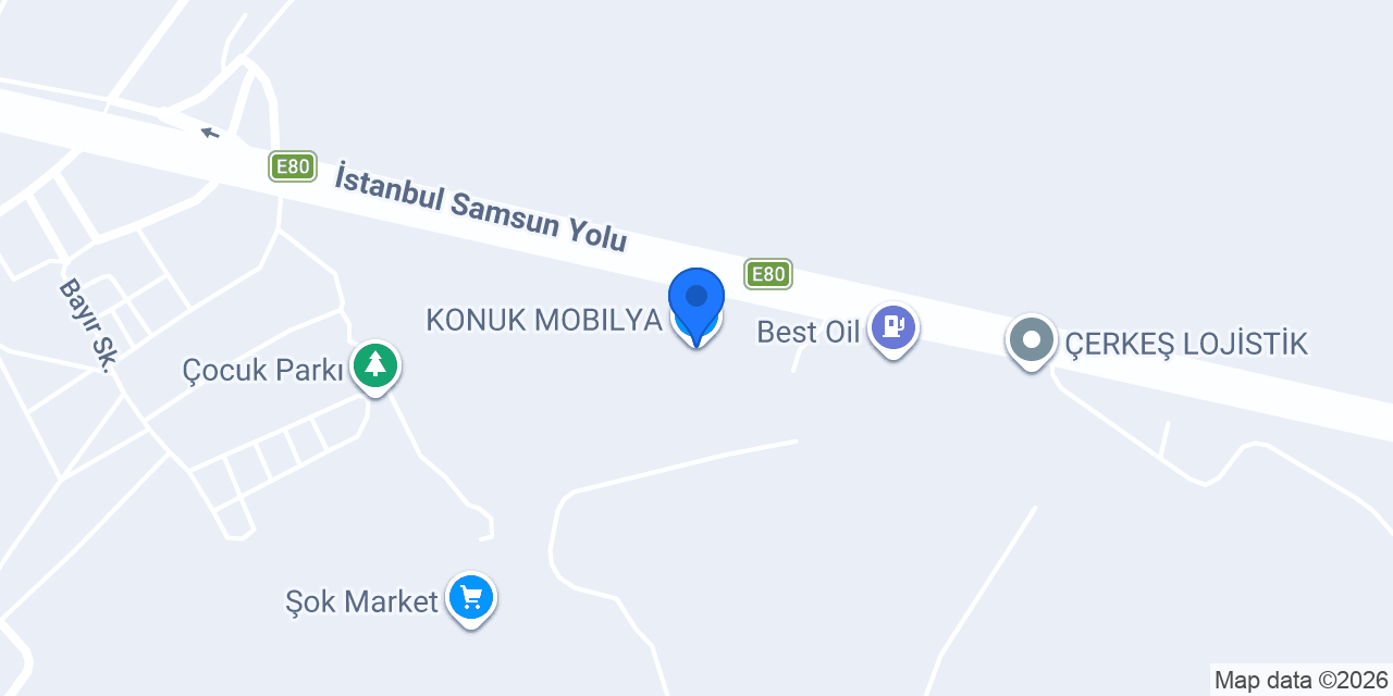 KONUK MOBILYA konumu