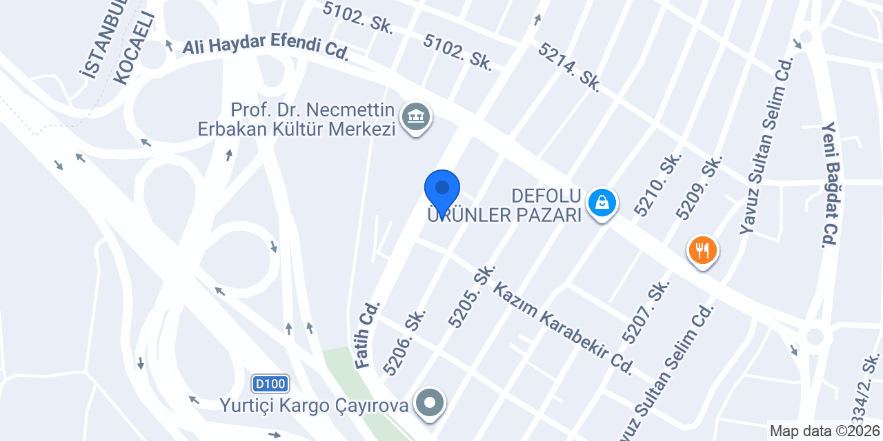 Bamala Çatı konumu