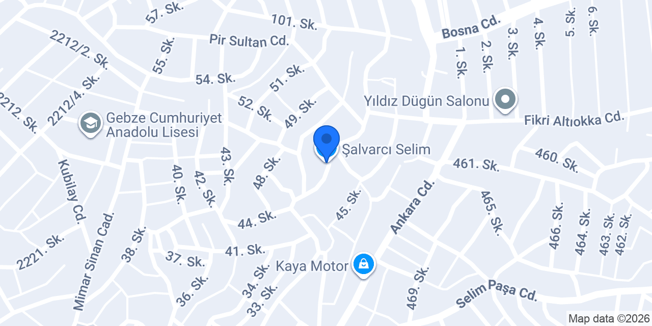Şalvarcı Selim konumu
