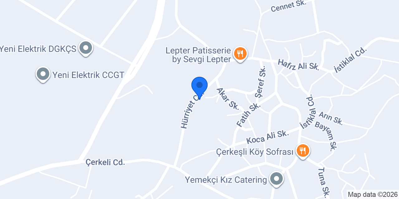 Yaşarlar Platform konumu