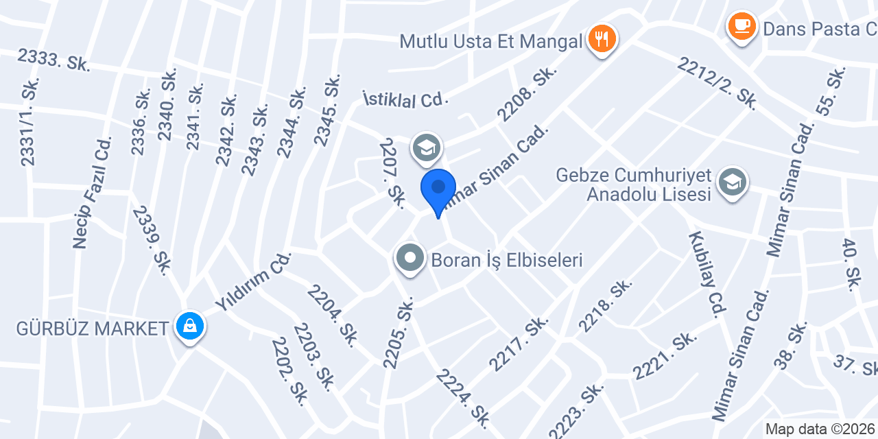 Teknik tesisat konumu