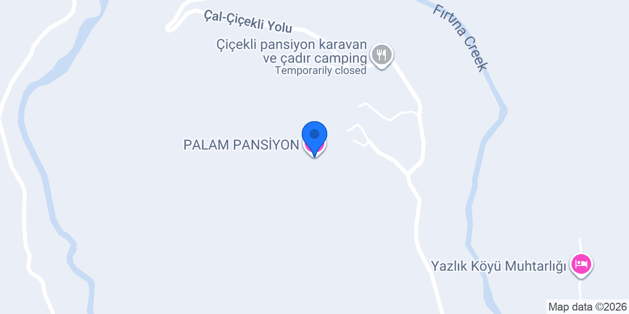 PALAM PANSİYON konumu