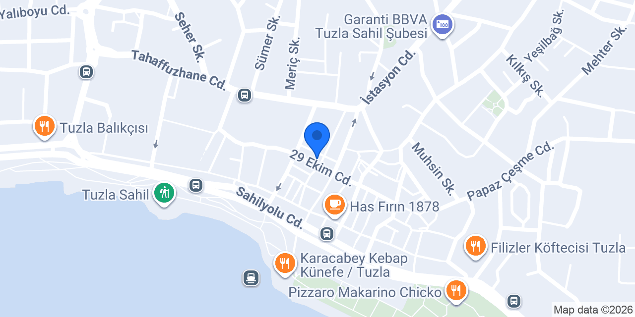 Bahçem Cafe konumu