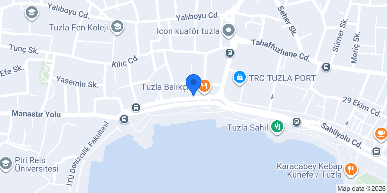 Tuzla Town Hotel konumu