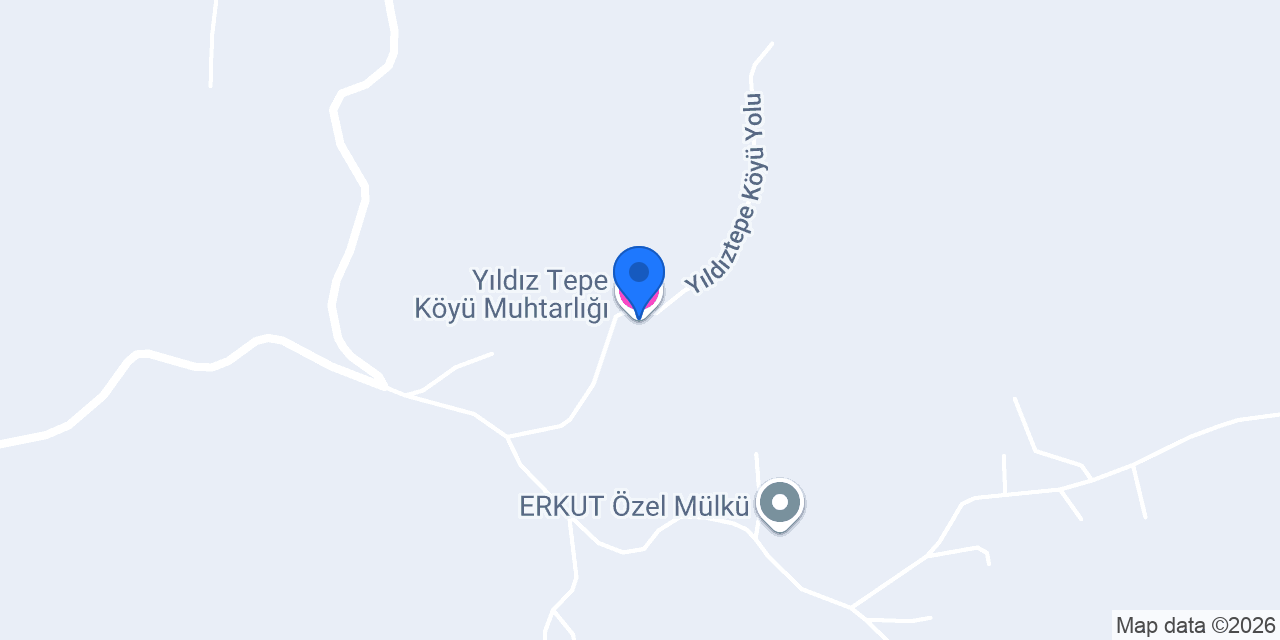 Yıldız Tepe Köyü Muhtarlığı konumu