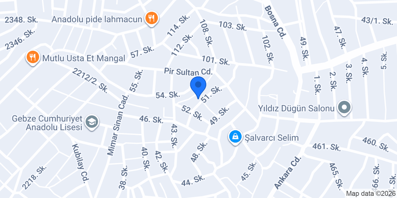 EMA Birlik Mühendislik konumu