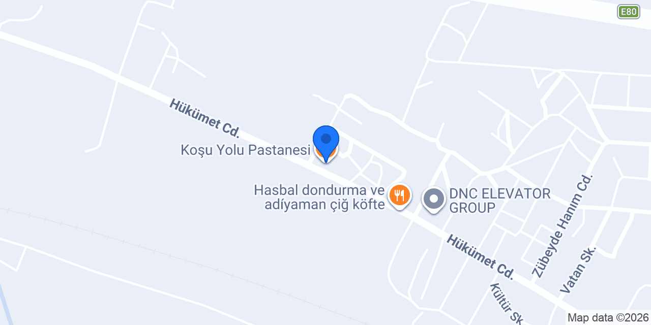 Koşu Yolu Pastanesi konumu