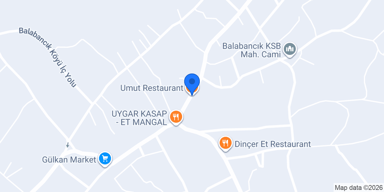 Umut Restaurant konumu