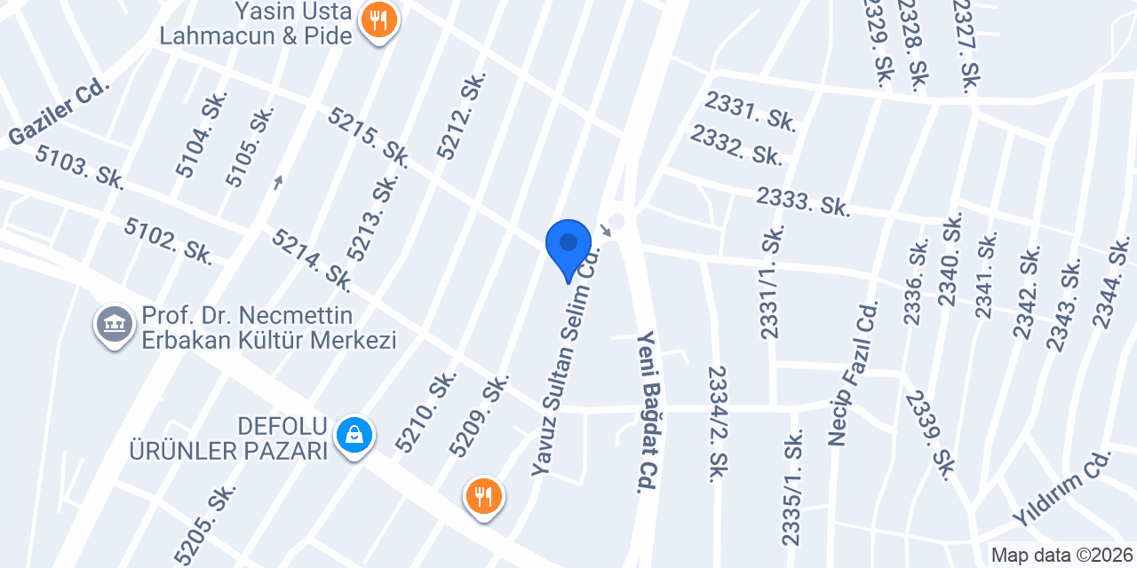 Güney Rent a Car konumu