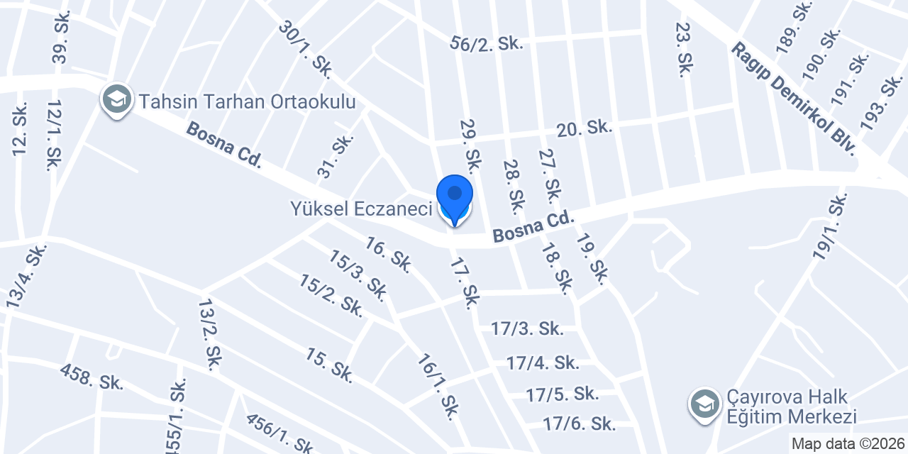Yüksel Eczaneci konumu