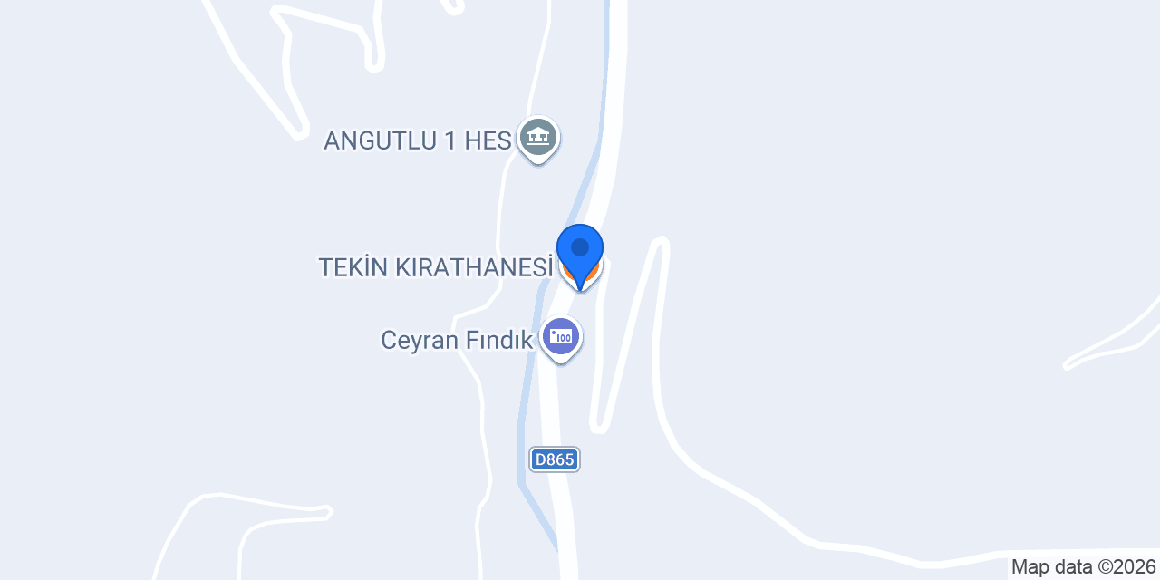 TEKİN KIRATHANESİ konumu