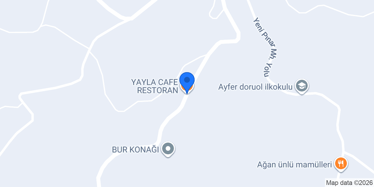 YAYLA CAFE RESTORAN konumu