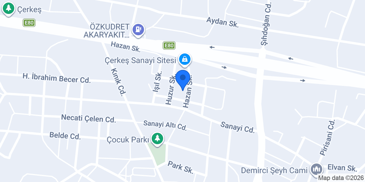 Çatakkaya Traktör konumu