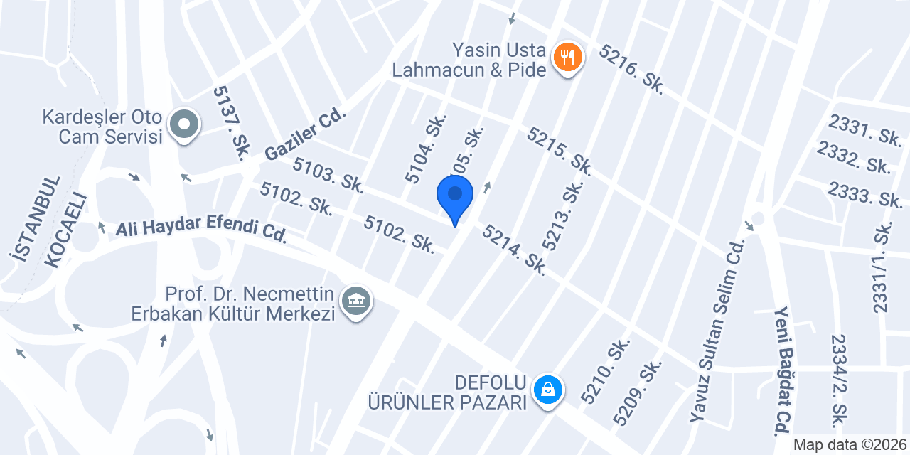İsos Döner Çayırova konumu